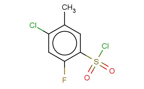 4-CHLORO-2-FLUORO-5-METHYLBENZENESULFONYL CHLORIDE